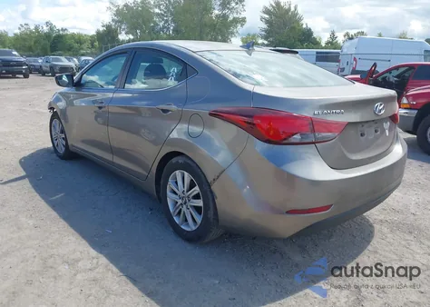 2015 Hyundai Elantra Se from USA, damaged, VIN 5NPDH4AE3FH596826